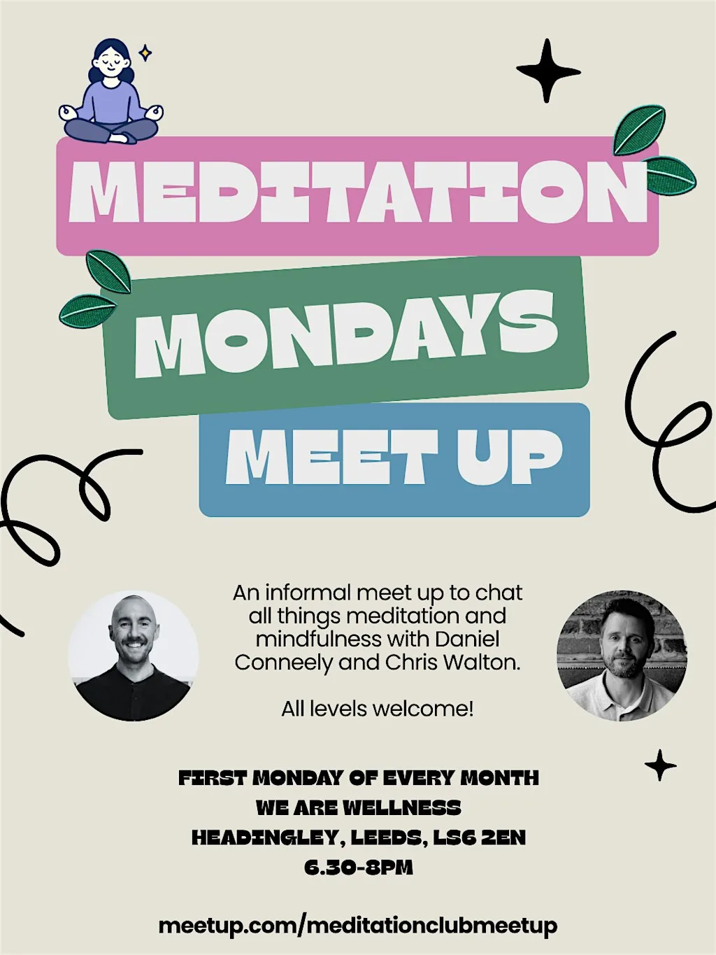 Meditation Monday's Meet up at We Are Wellness