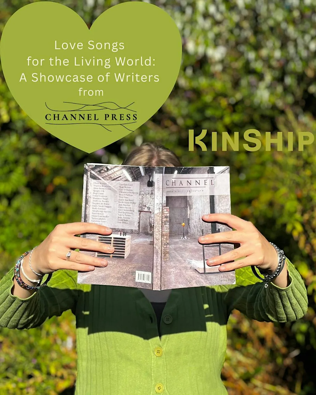 Love Songs for the Living World: A Showcase of Writers from Channel Press at Tramore Valley Park EcoLab