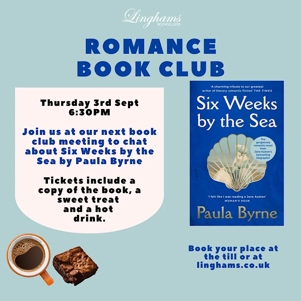 Romance Book Club | September | Six Weeks by the Sea at Linghams Booksellers