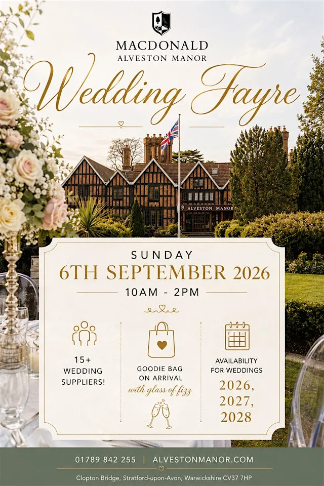 Wedding Fayre at Macdonald Alveston Manor Hotel