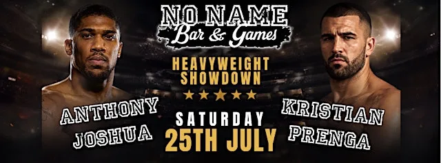 Anthony Joshua vs Kristian Prenga | Heavyweight Showdown at No Name: Bar & Games