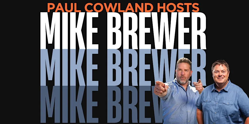 Paul Cowland hosts and audience with Mike Brewer