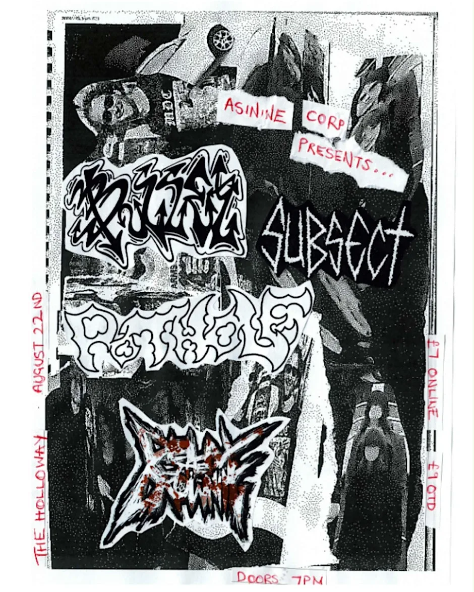 Asinine Presents… Bullet + Subsect w/Support at The Holloway