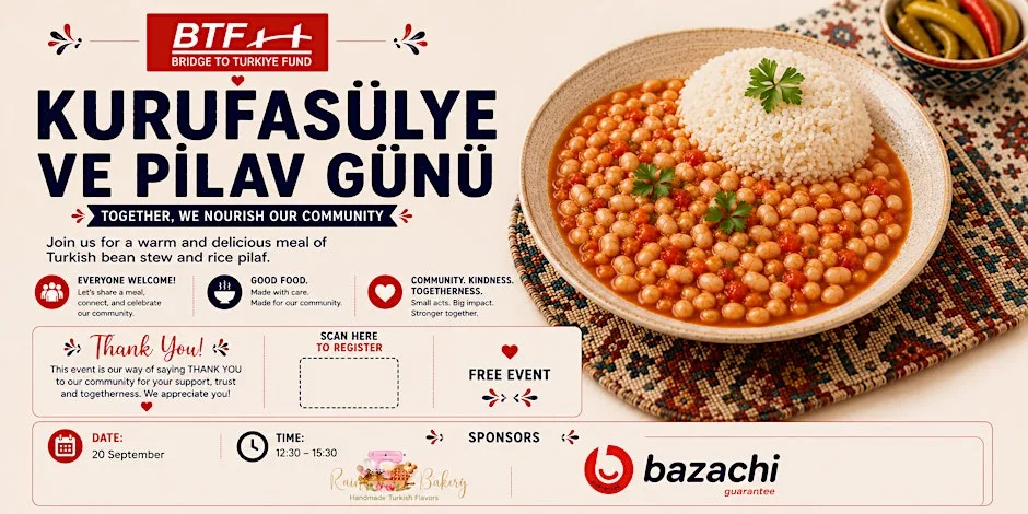 Kurufasülye ve Pilav günü at Nightingale Pavillion