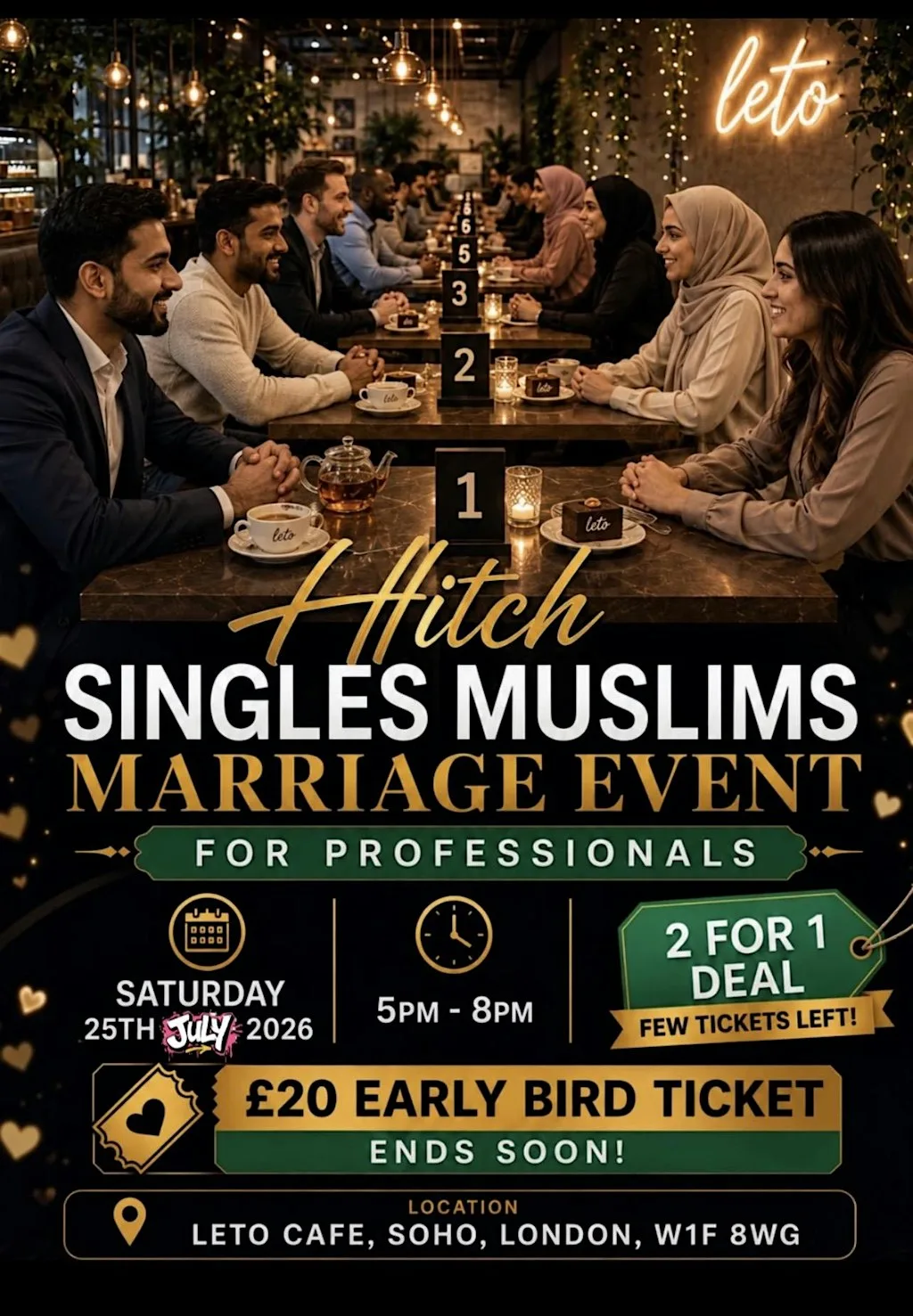 Hitch Single Muslims Marriage Event for Professionals
