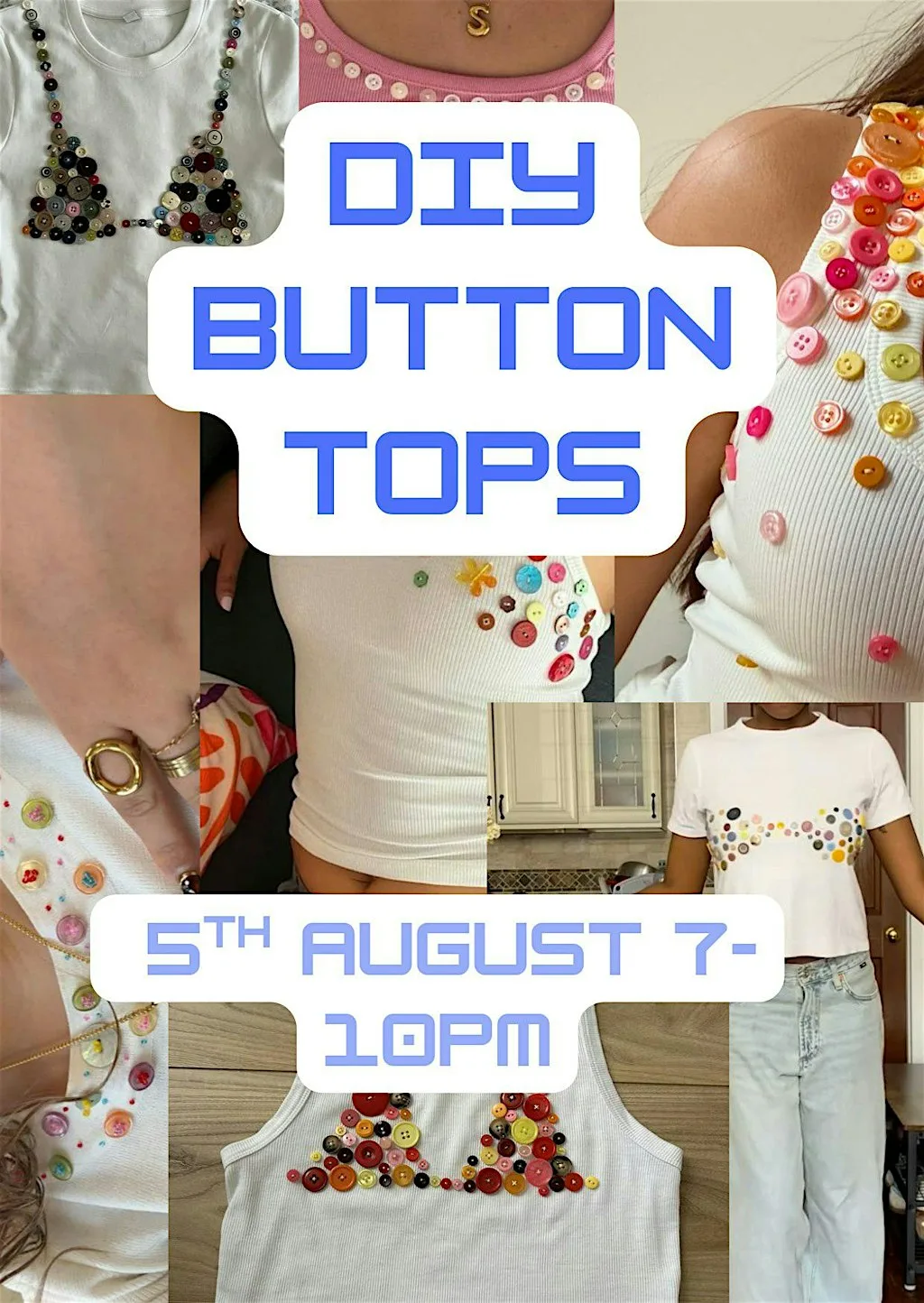 DIY button top