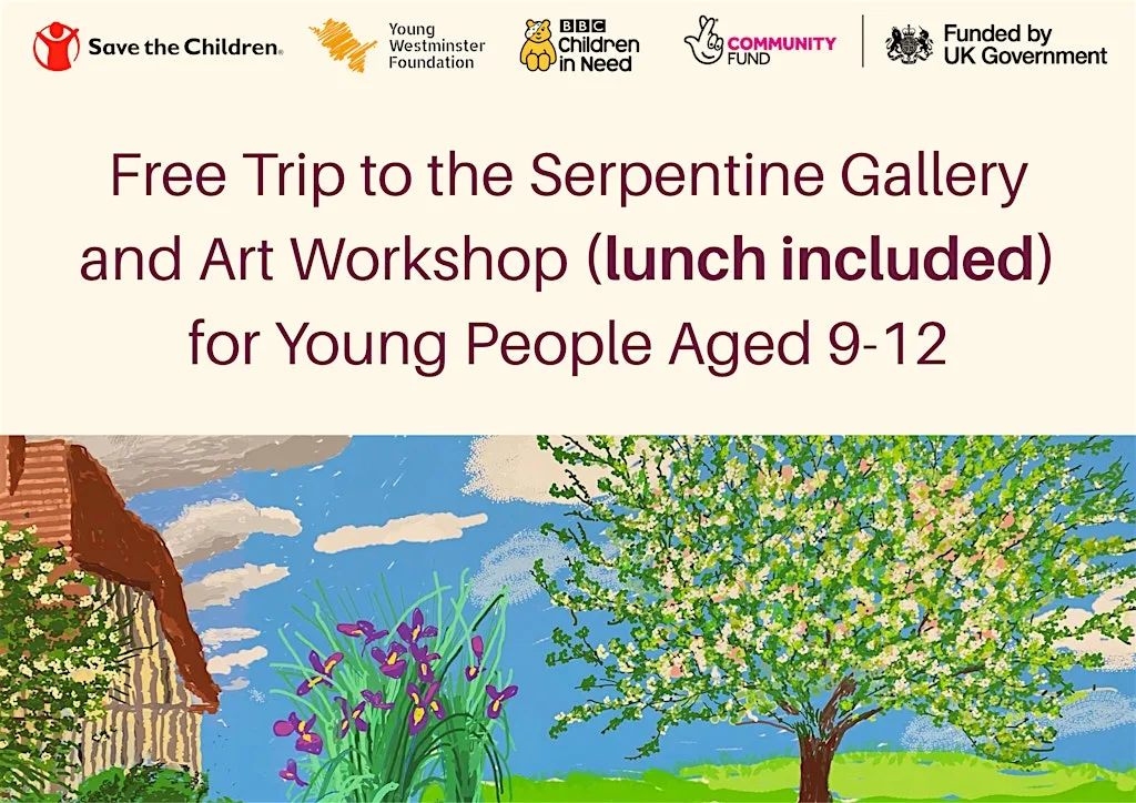 Free Trip to the Serpentine Gallery and Art Workshop (Lunch Included) at Serpentine North Gallery