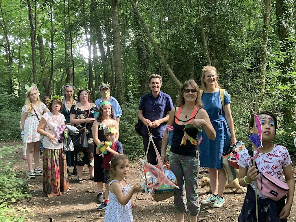 Woodland wander at Slades Park Pavilion