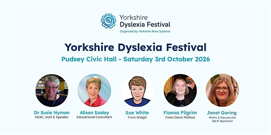Yorkshire Dyslexia Festival 2026 at Pudsey Civic Hall
