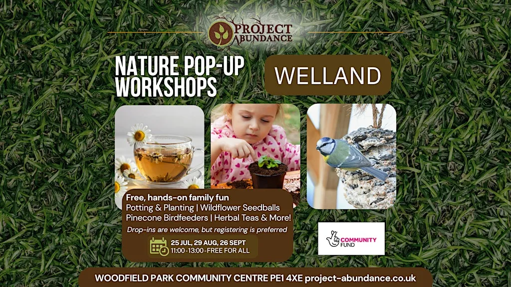 Welland Pop-Up Nature Workshops at Woodfield Park Community Centre