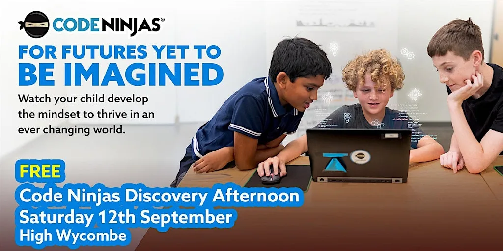 Code Ninjas High Wycombe Discovery Afternoon for Ages 5 to 14 at Code Ninjas @ Bucks New Uni Campus HW