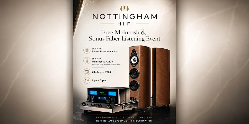 Free Mcintosh & Sonus faber listening event