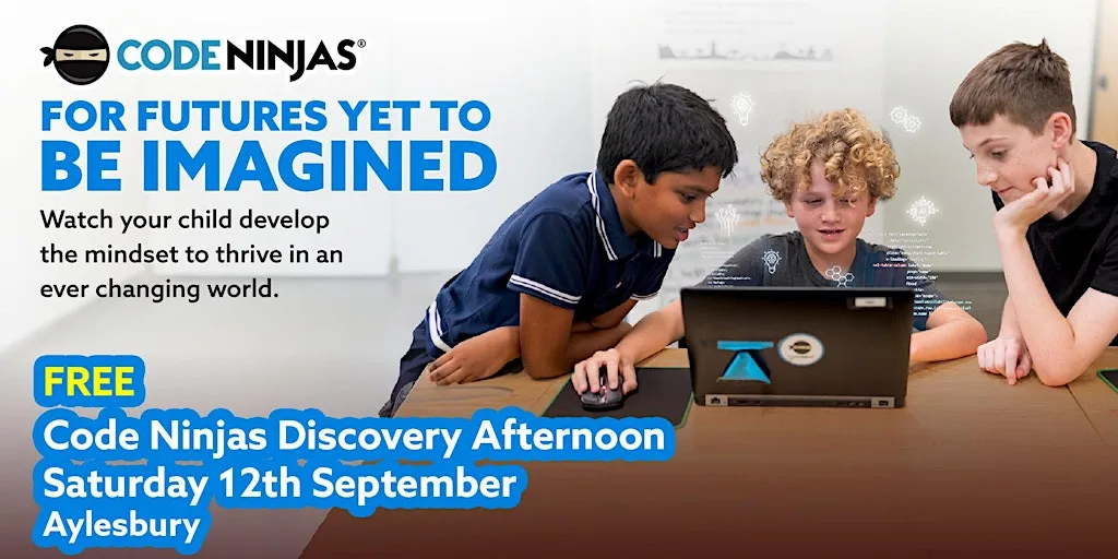 Code Ninjas Aylesbury Discovery Afternoon for Ages 5 to 14 at Code Ninjas @ Bucks New Uni Campus