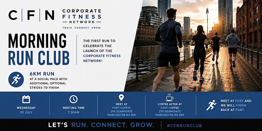 Morning Run Club with Corporate Fitness Network at Fort Coffee