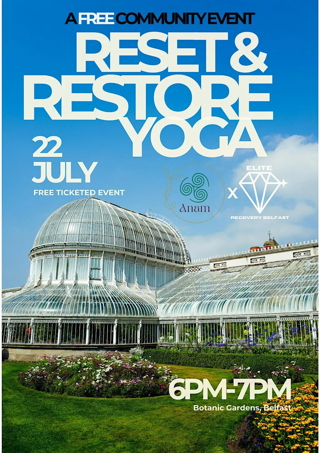 Elite Recovery: Reset & Restore Yoga — Free Community Event at Botanic Gardens