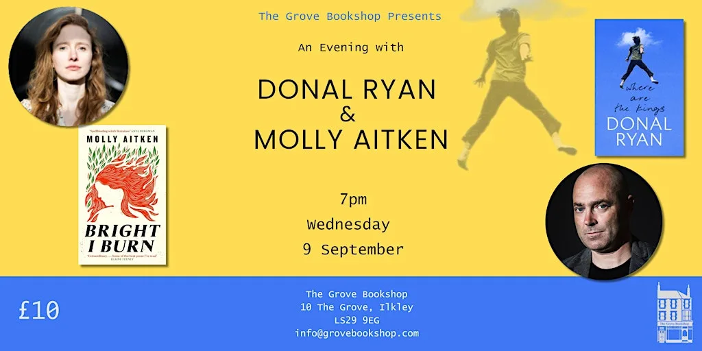 An Evening with Donal Ryan & Molly Aitken at Grove Bookshop