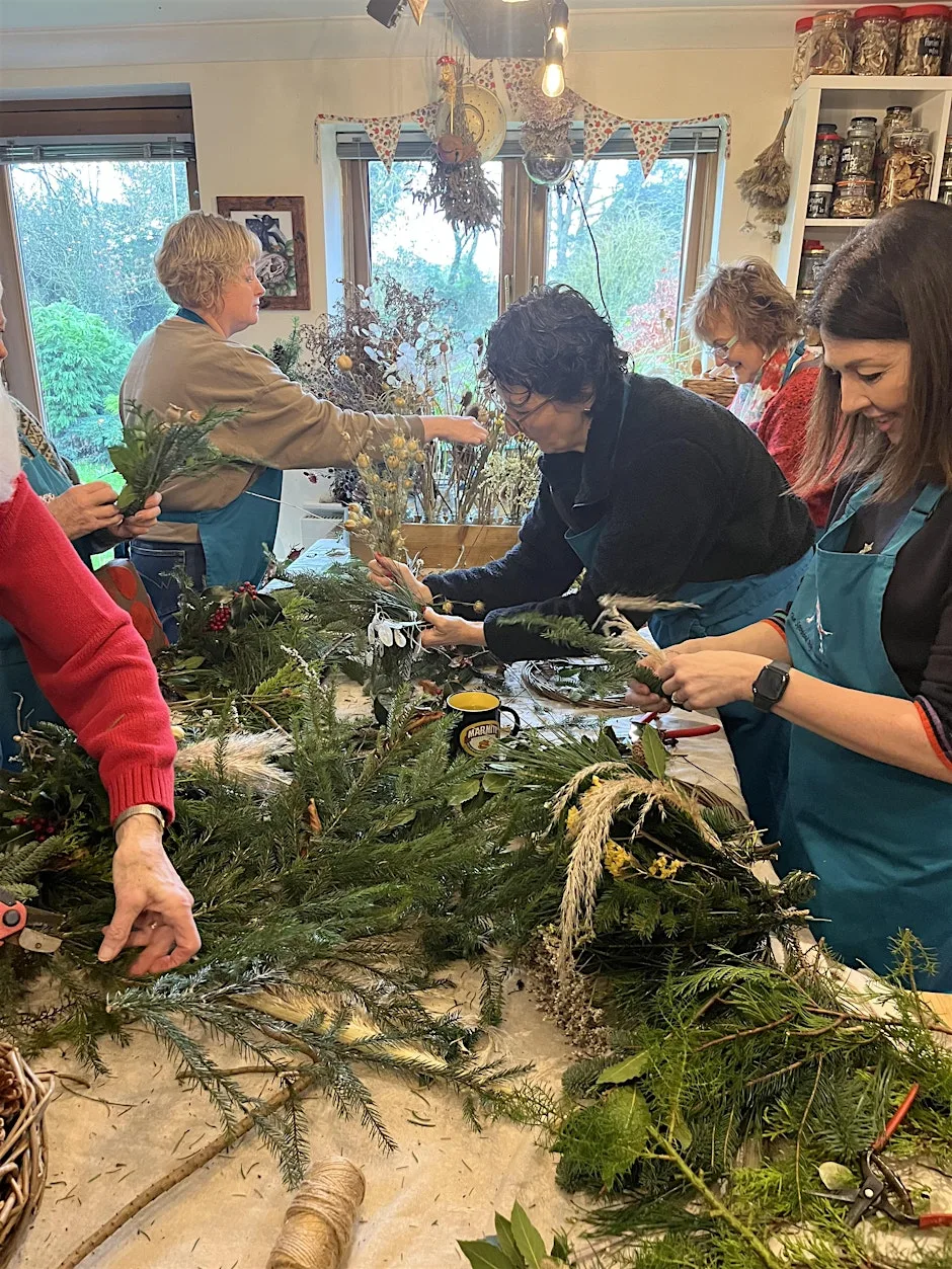 Luxury Yule Wreath making and Wild Inspired Gourmet Lunch
