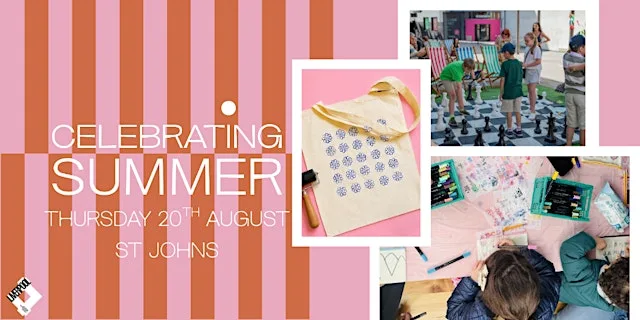 Celebrating Summer - Print your own Tote Bag! at St Johns Market