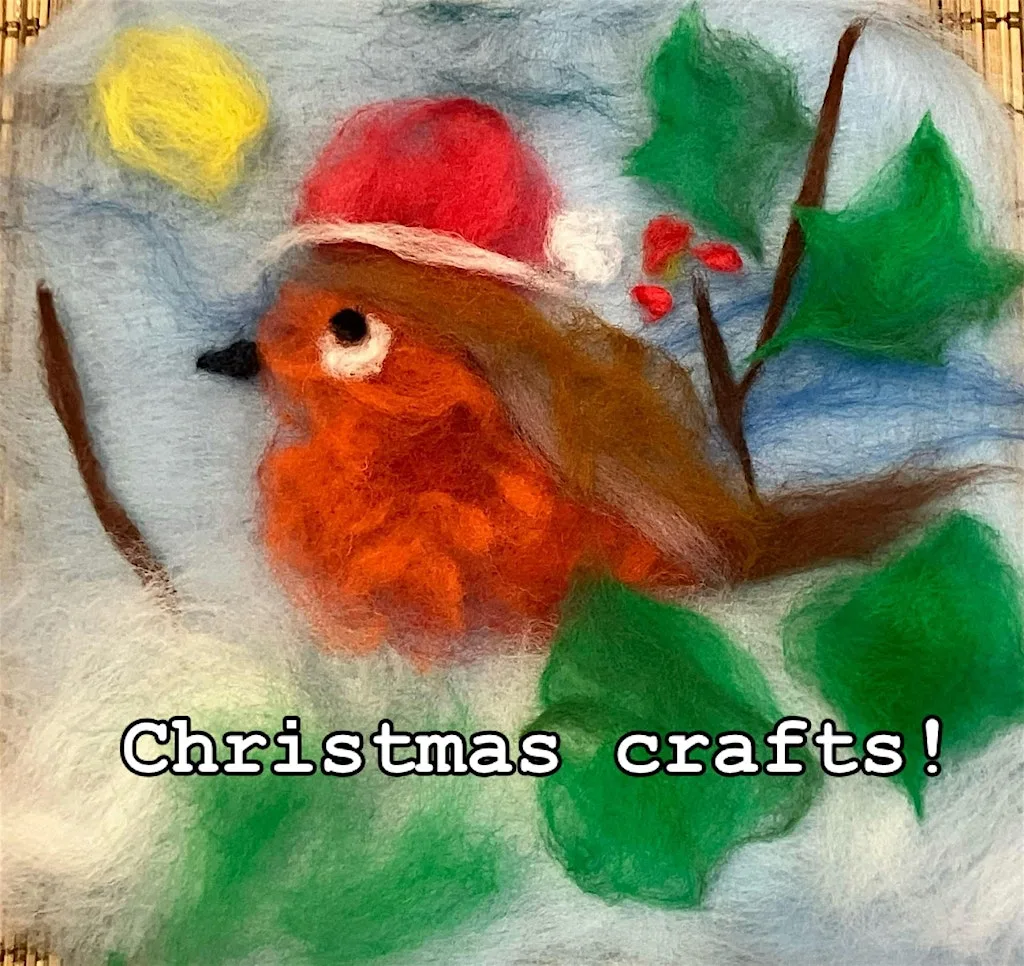 Christmas Card Wet Felting Workshop at St John's House
