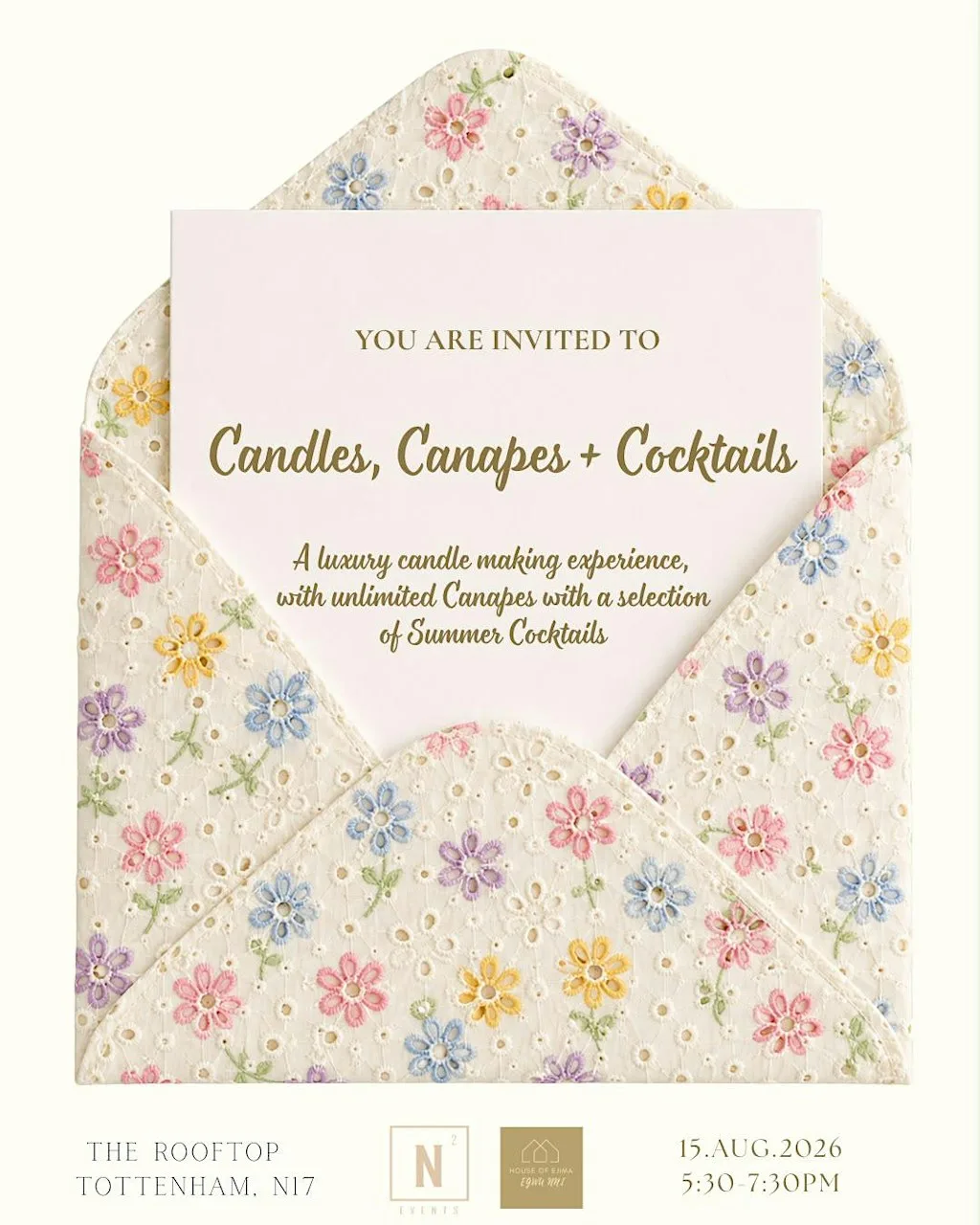Summer Edition Of Candles, Canapés & Cocktails at 13th Floor , The Gessner Apartments,
