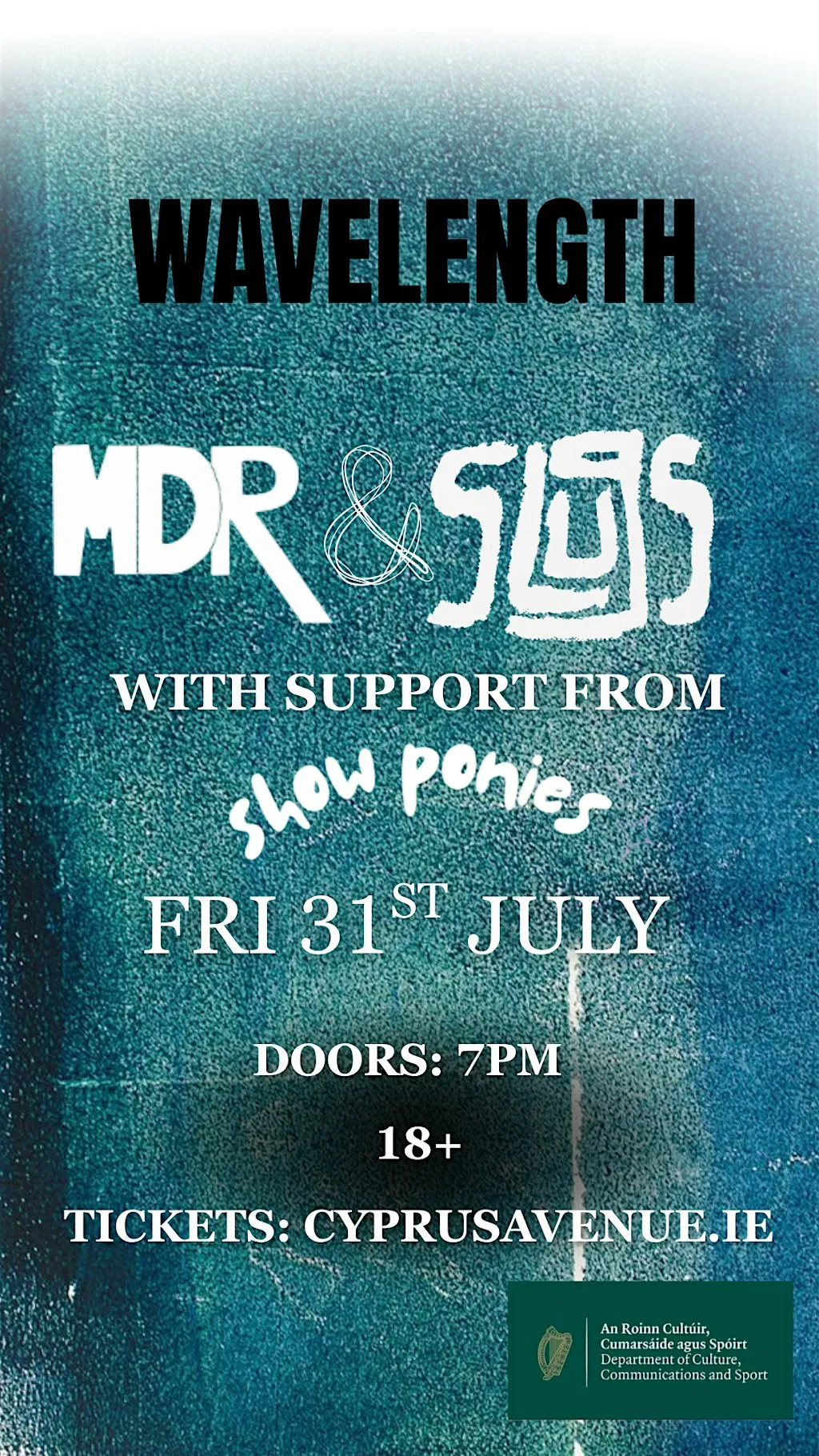 MDR & Slugs with support from Show Ponies at Wavelength Rooftop Bar