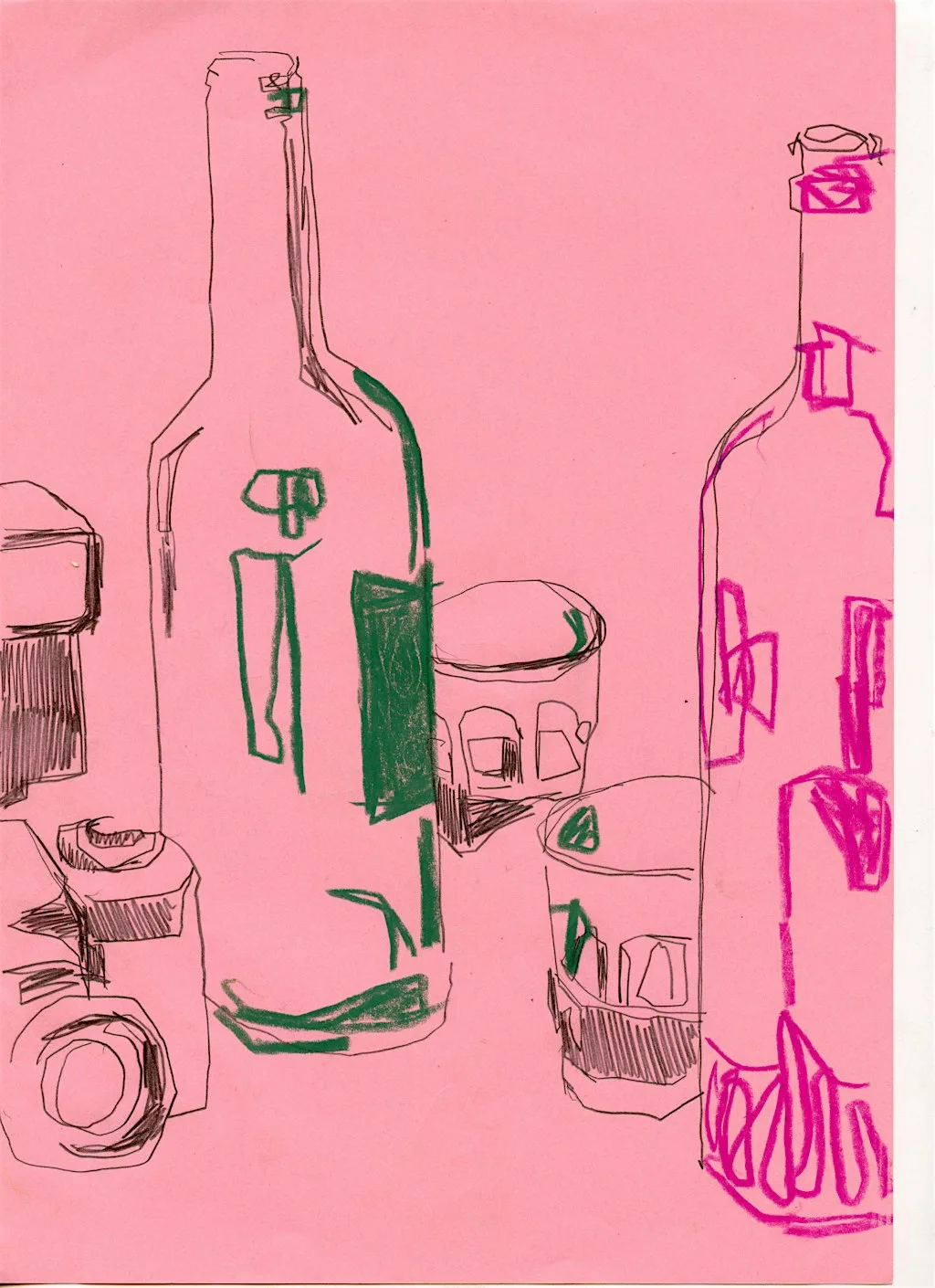Still Life Drawing & Collage at Art Space G41