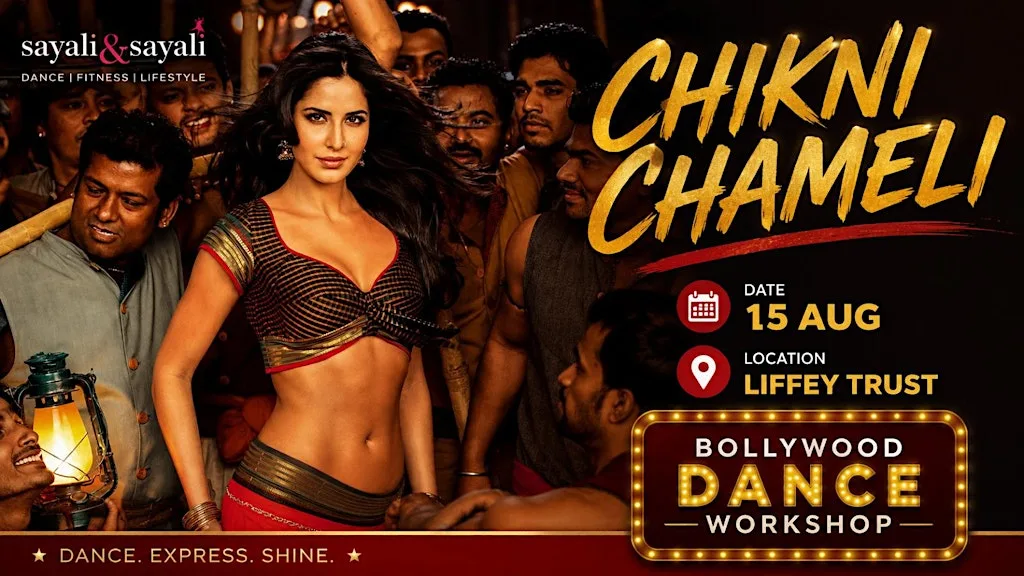 Bollywood Dance Workshop – Chikni Chameli | Beginner Friendly | Dublin at Liffey Trust Studios
