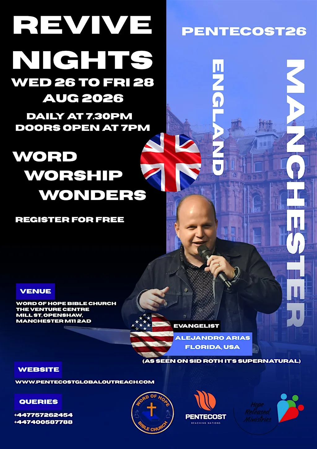 Revive Nights Manchester at Word Of Hope Bible Church
