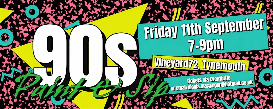 90's Paint & Sip at Vineyard 72