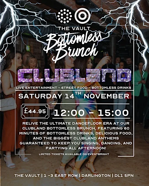 Clubland Bottomless Brunch at The Vault