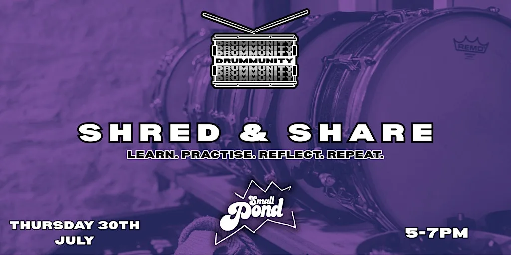 The Drummunity - Shred & Share at Small Pond Recording Studios