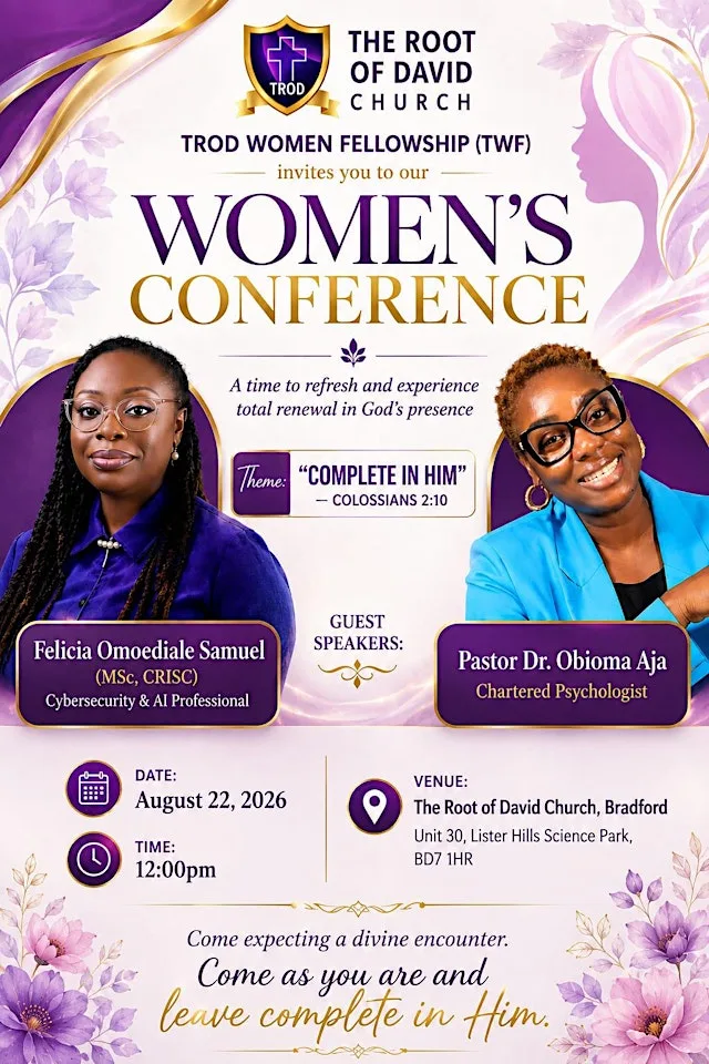 TROD WOMEN'S CONFERENCE at The Root of David Church - Bradford