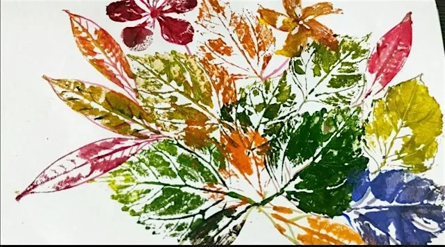Leaf Impression Art
