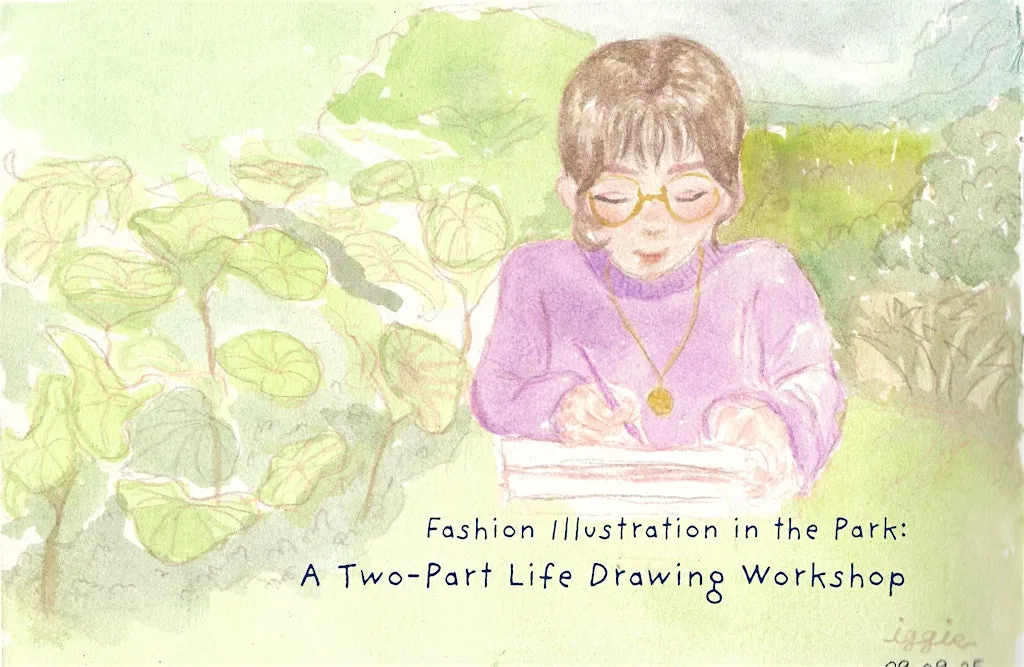 Fashion Illustration in the Park: A Two-Part Life Drawing Workshop at Parsonage Gardens