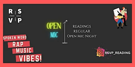 RSVP Open Mic: A night of Music, Poetry and Vibes!! at Reading Biscuit Factory