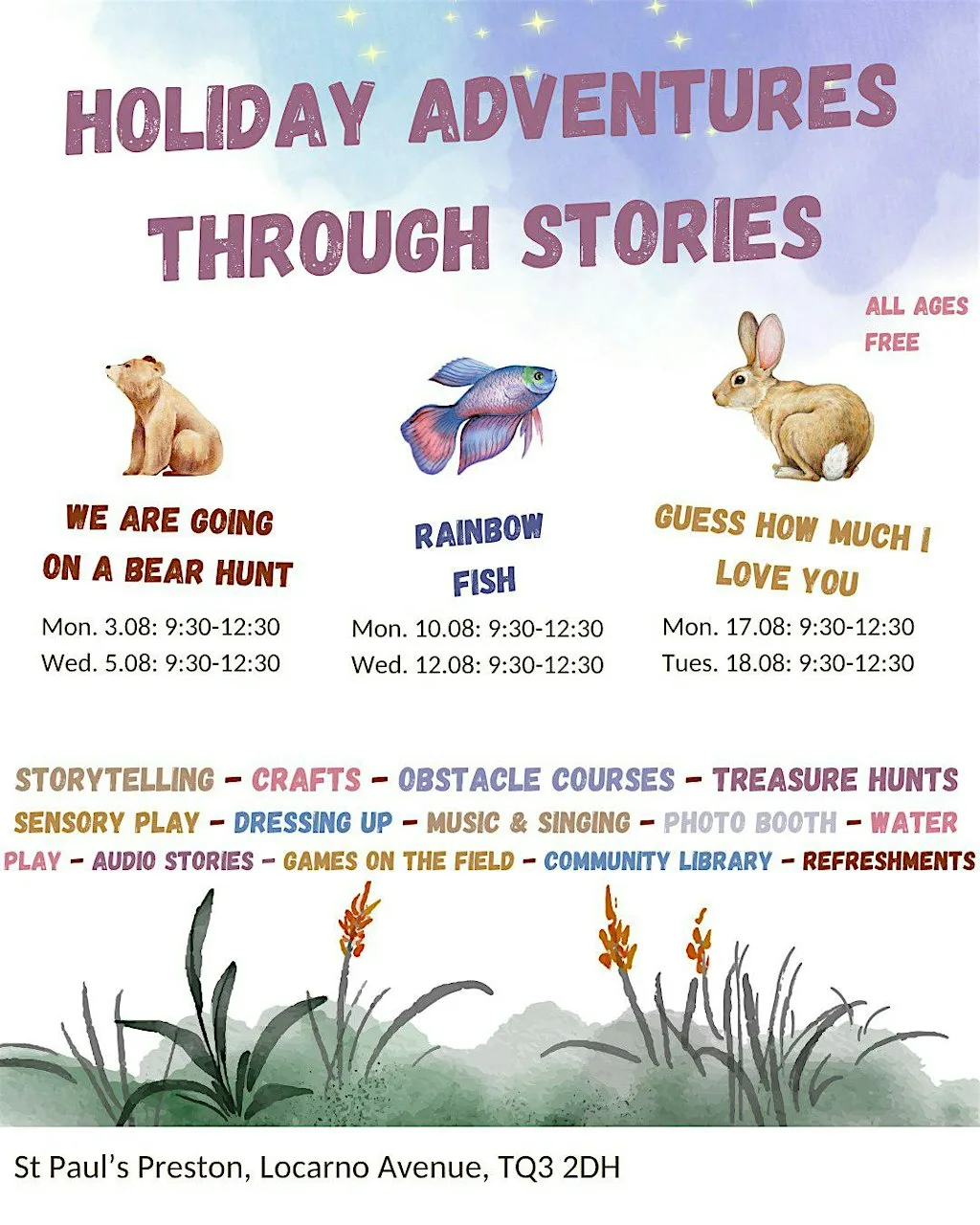 Holiday Adventures Through Stories (HATS) at St Paul's Church, Preston, Paignton