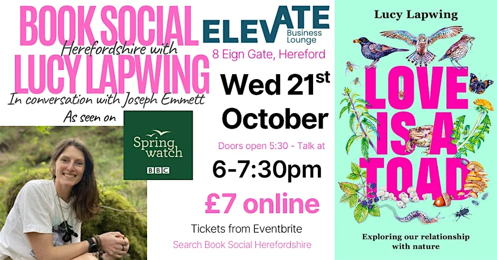 Book Social Herefordshire with Lucy Lapwing at Elevate Business Lounge