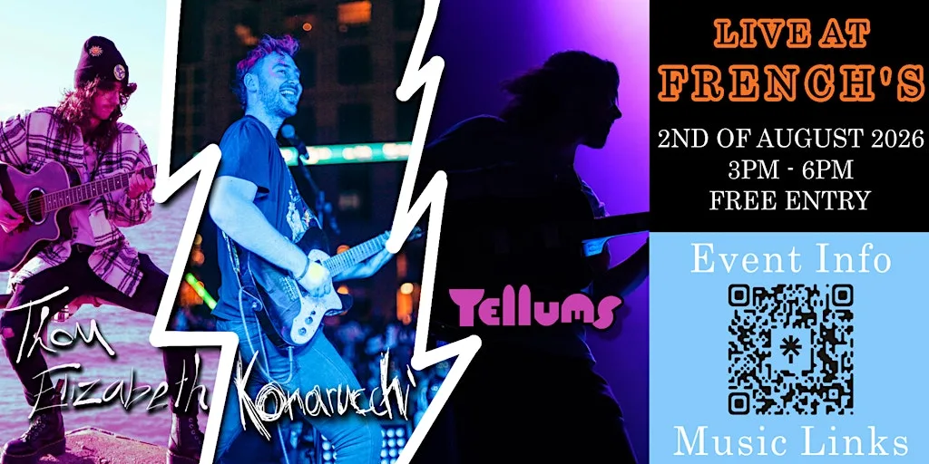 Konarucchi, Tellums, and Thom Elizabeth - Live at French's! at French's