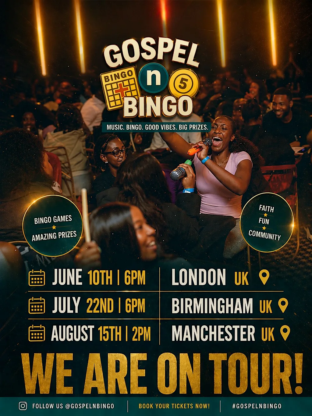 Gospel n Bingo Manchester at Avan Lounge Restaurant & Shisha Bar