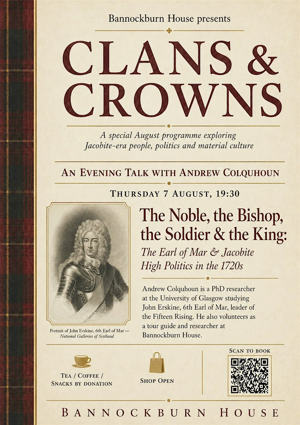 The Noble, the Bishop, the Soldier & the King at Bannockburn House