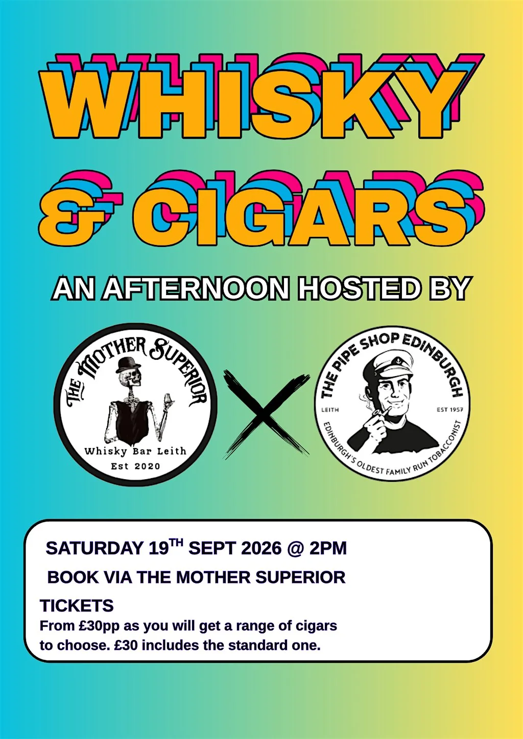 Whisky & Cigars at The Mother Superior