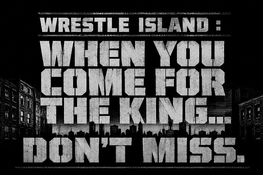 Wrestle Island : "When you come for the king... don't miss." at St Anne's Bar, Function Rooms and Snooker