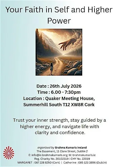 Your Faith in Self and Higher Power at Quaker Meeting House