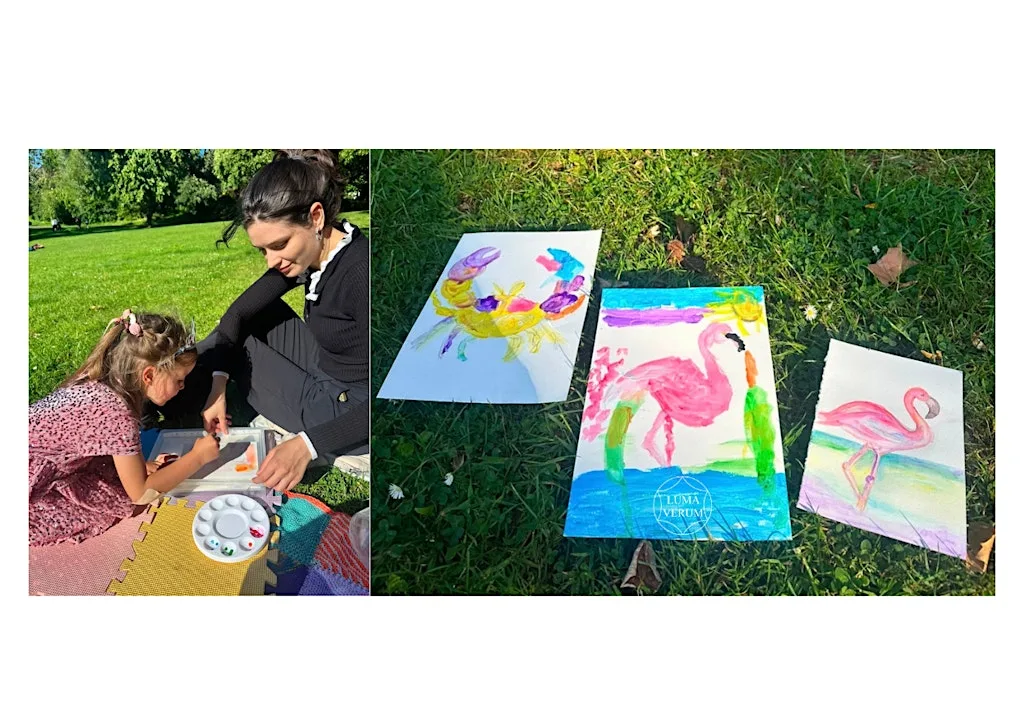 Painting for Children / Kids with Watercolour Paint. Hyde Park. 22 July 3PM