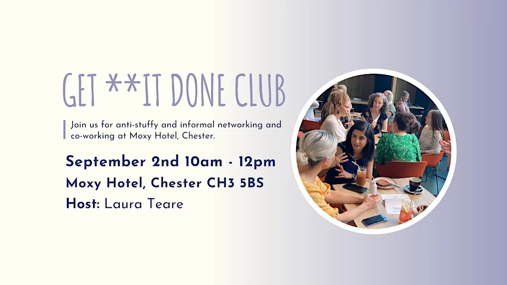 GET **IT DONE CLUB Chester September