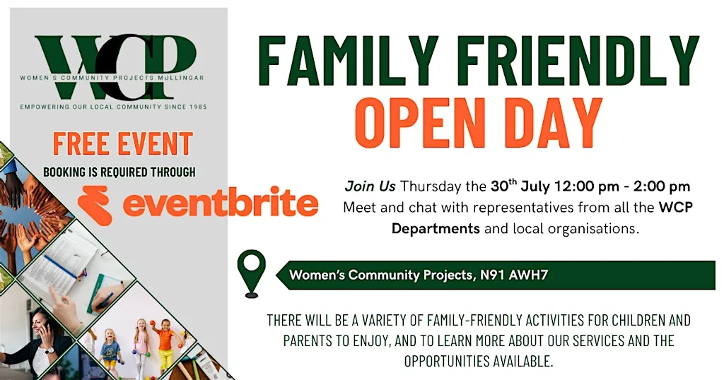 WCP Family Friendly Open Day at Women's Community Projects (Mullingar) Association CLG