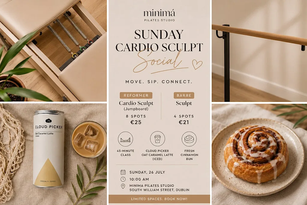 Sunday Cardio Sculpt Social at Minimá Pilates Studio