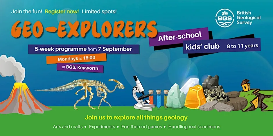 Geo Explorers Kids Club at British Geological Survey