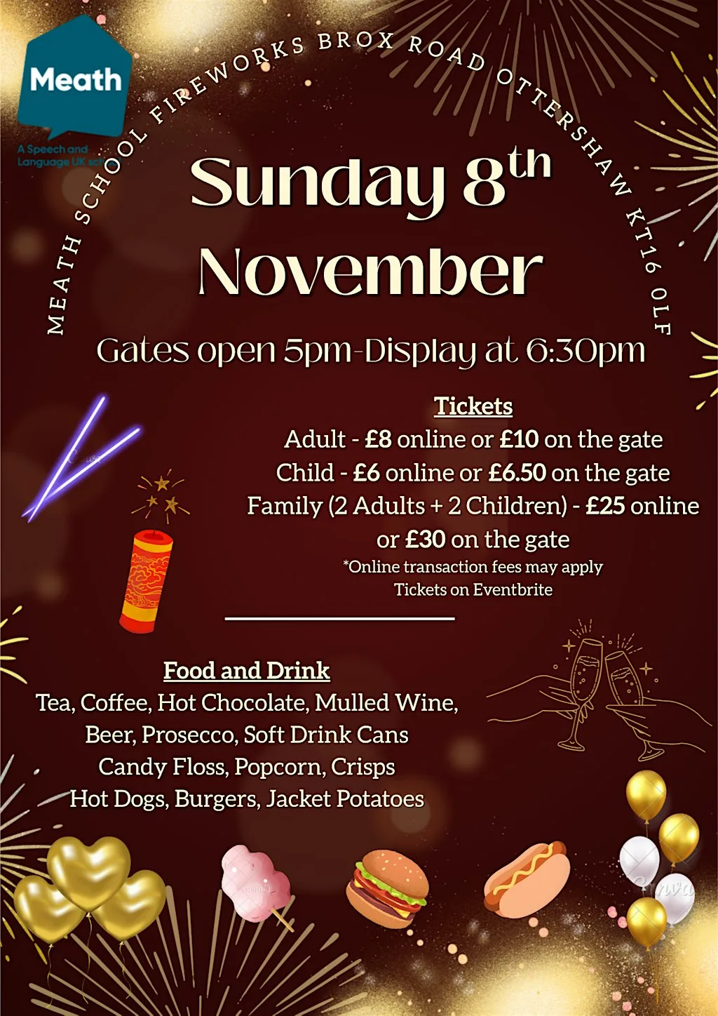Meath School Fireworks 2026
