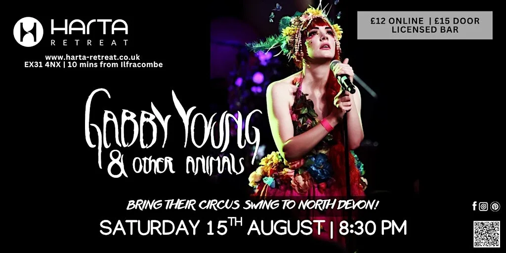 Gabby Young & Other Animals at HARTA at HARTA Retreat - Luxury Glamping in Devon